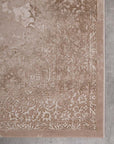 VELVET CARPET 5782/Cream Beige - 067cm x 210cm