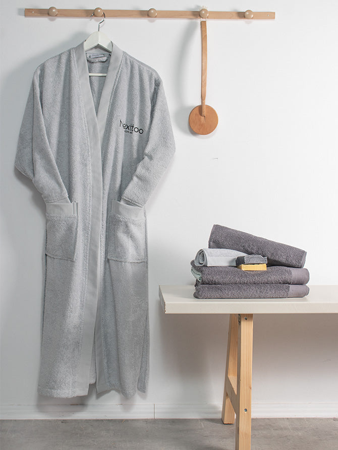 Bathrobe Nexttoo 5003 Light Grey