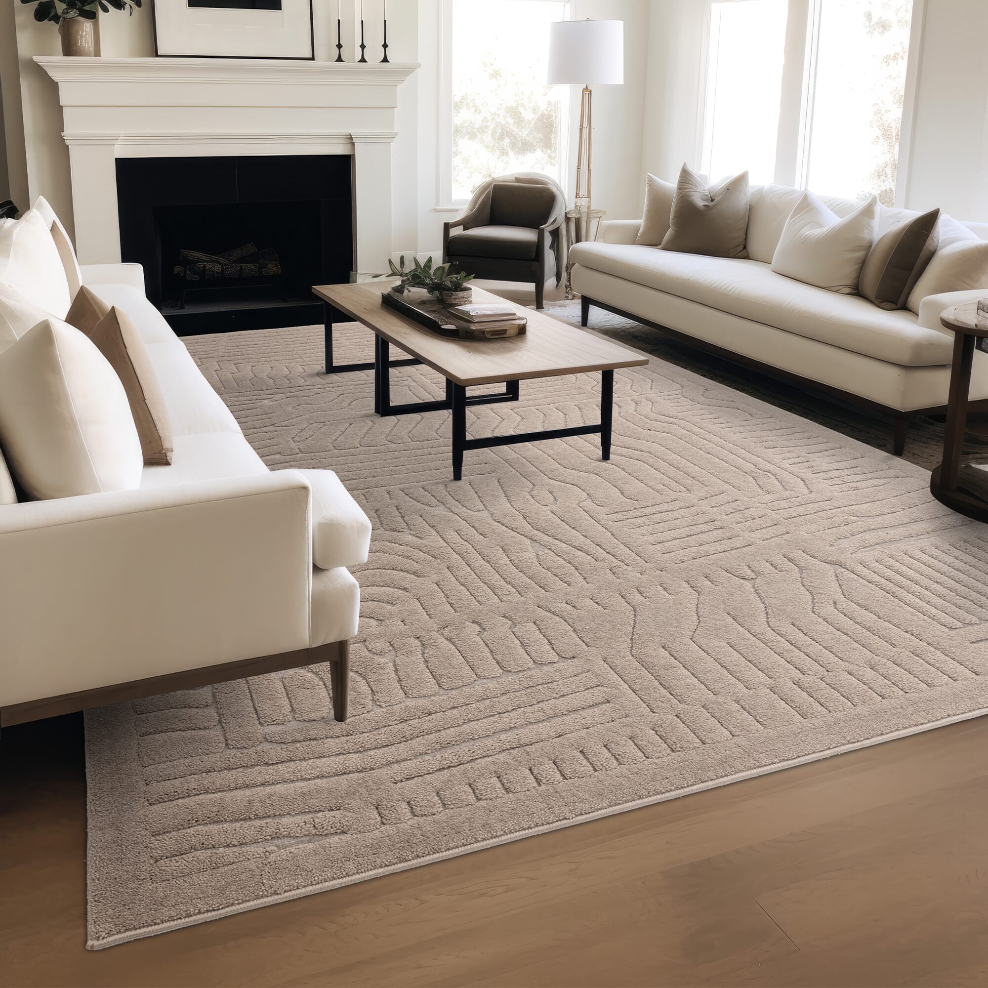ΧΑΛΙ ASIATIC LONDON VALLEY NATURAL ROUTE - 200cm x 290cm-1