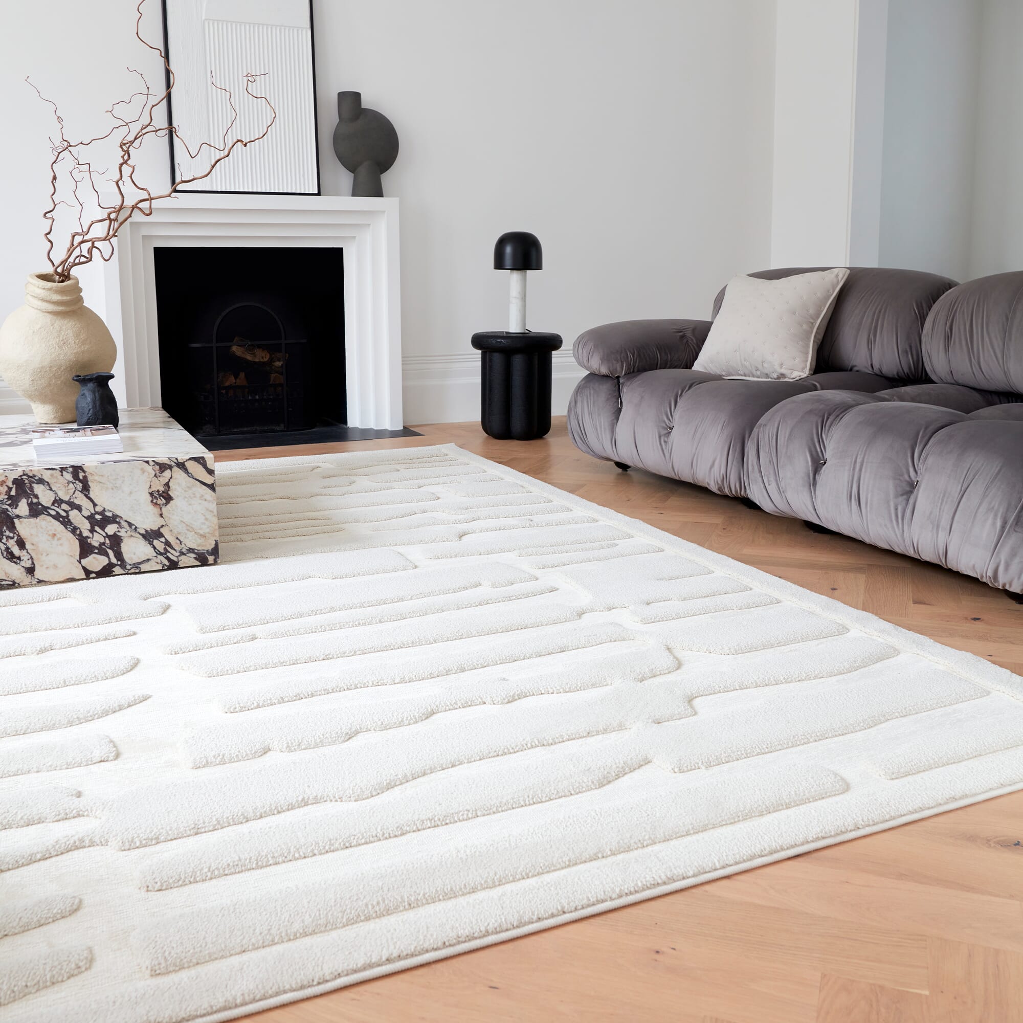 ΧΑΛΙ ASIATIC LONDON VALLEY IVORY PATH - 160cm x 230cm-1
