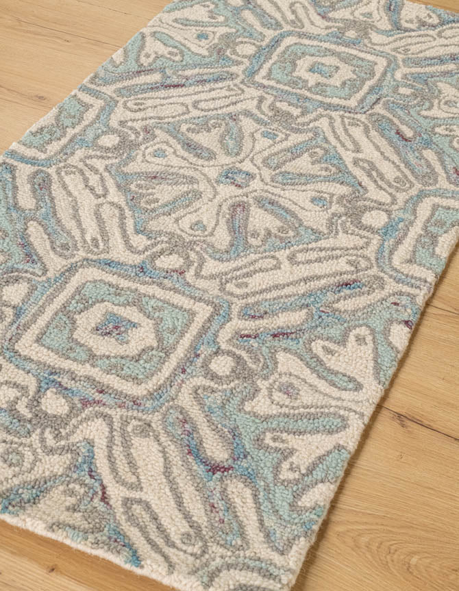 100% Wool Handmade Latrice Rug – Symmetry Living