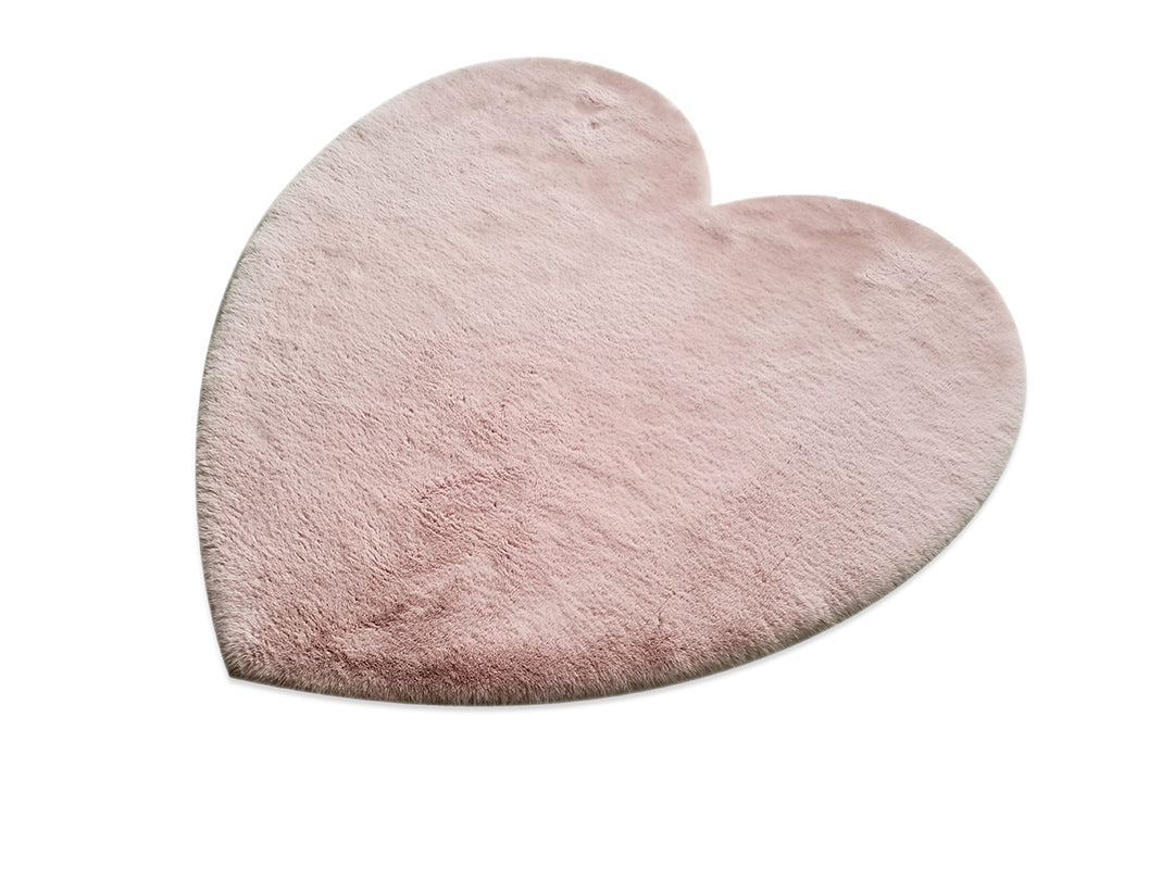 ΧΑΛΙ PUFFY FC19 PINK HEART ANTISLIP - 160X160Η  NewPlan-1