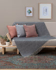 Symmetry Living Blanket-Throw 125X165 Beed Grey