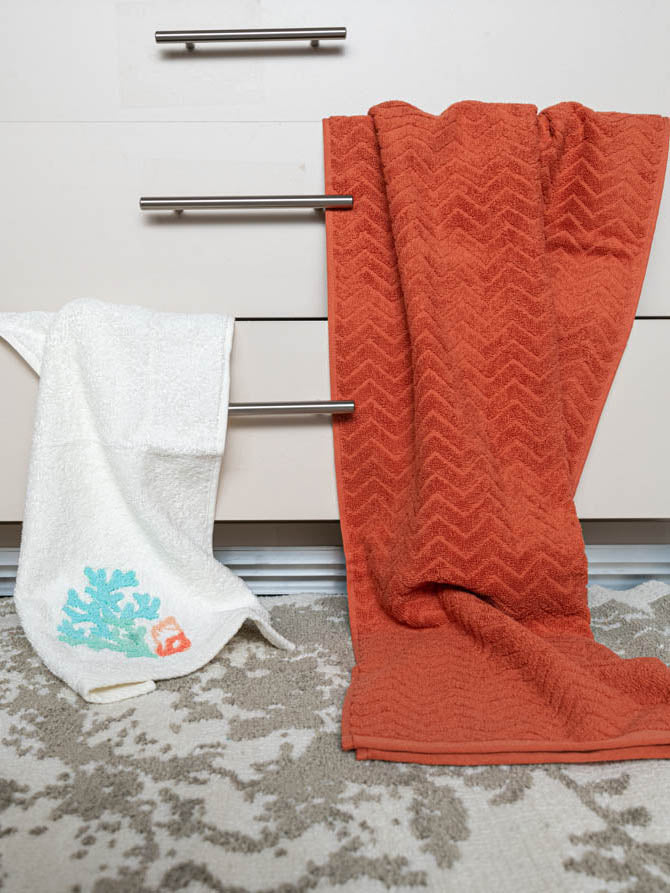 Paloma Terracotta towel