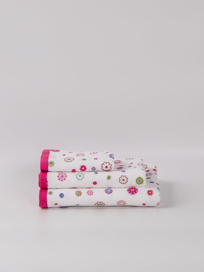 Πετσέτες παιδικές σετ 3τμχ diana flower